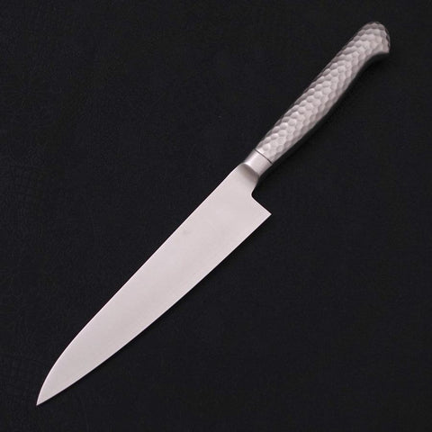Petty VG-5 Poli Inox Intégral Manche Occidental 150mm-[Musashi]-[Couteaux de cuisine japonais]
