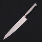 Petty VG-5 Poli Inox Intégral Manche Occidental 180mm-[Musashi]-[Couteaux de cuisine japonais]