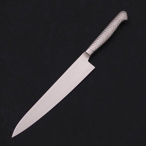 Petty VG-5 Poli Inox Intégral Manche Occidental 180mm-[Musashi]-[Couteaux de cuisine japonais]