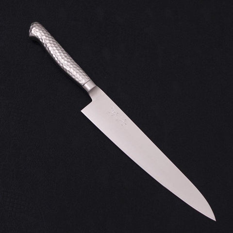 Petty VG-5 Poli Inox Intégral Manche Occidental 180mm-[Musashi]-[Couteaux de cuisine japonais]