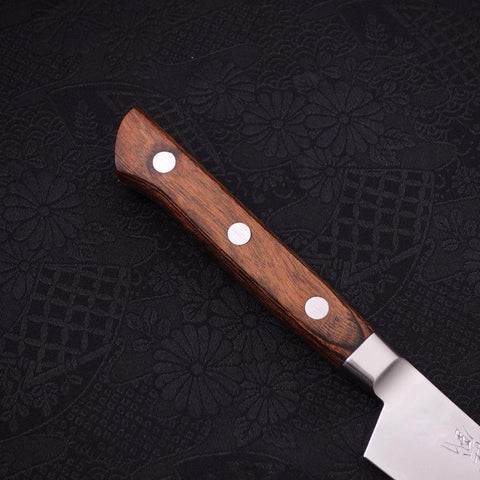 Petty VG-5 Tsuchime Manche Occidental Marron 120mm-[Musashi]-[Couteaux de cuisine japonais]