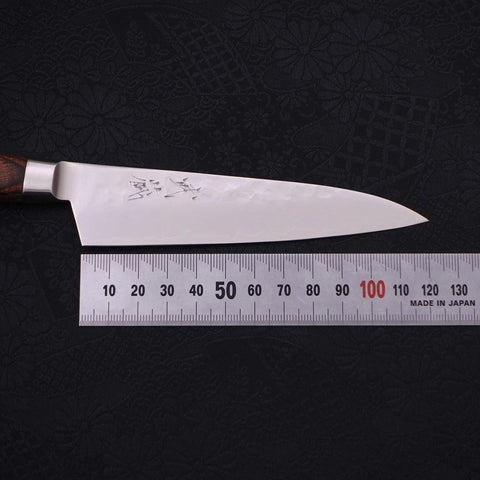 Petty VG-5 Tsuchime Manche Occidental Marron 120mm-[Musashi]-[Couteaux de cuisine japonais]