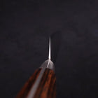 Petty VG-5 Tsuchime Manche Occidental Marron 150mm-[Musashi]-[Couteaux de cuisine japonais]