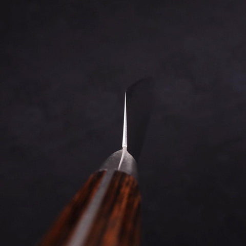 Petty VG-5 Tsuchime Manche Occidental Marron 150mm-[Musashi]-[Couteaux de cuisine japonais]