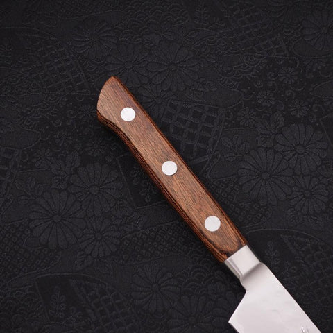 Petty VG-5 Tsuchime Manche Occidental Marron 150mm-[Musashi]-[Couteaux de cuisine japonais]