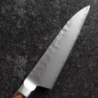 Petty VG-5 Tsuchime Manche Occidental Marron 90mm-[Musashi]-[Couteaux de cuisine japonais]
