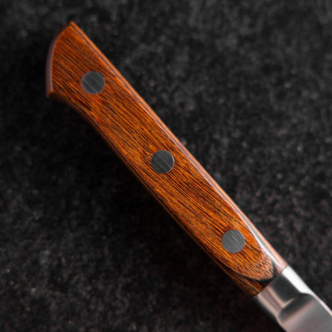 Petty VG-5 Tsuchime Manche Occidental Marron 90mm-[Musashi]-[Couteaux de cuisine japonais]