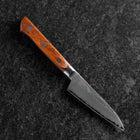 Petty VG-5 Tsuchime Manche Occidental Marron 90mm-[Musashi]-[Couteaux de cuisine japonais]