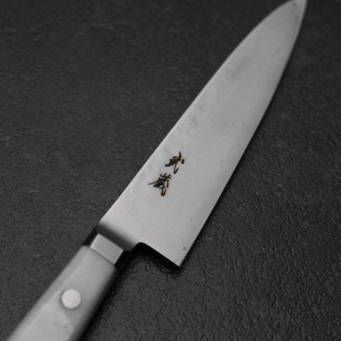 Petty VG-5 Tsuchime Manche en Marbre Blanc 120mm-[Musashi]-[Couteaux de cuisine japonais]