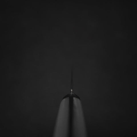 Petty VG-5 Tsuchime Manche en Marbre Blanc 120mm-[Musashi]-[Couteaux de cuisine japonais]