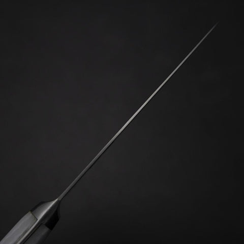 Petty VG-5 Tsuchime Manche en Marbre Blanc 120mm-[Musashi]-[Couteaux de cuisine japonais]