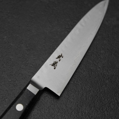 Petty VG-5 Tsuchime Manche en Marbre Noir 120mm-[Musashi]-[Couteaux de cuisine japonais]