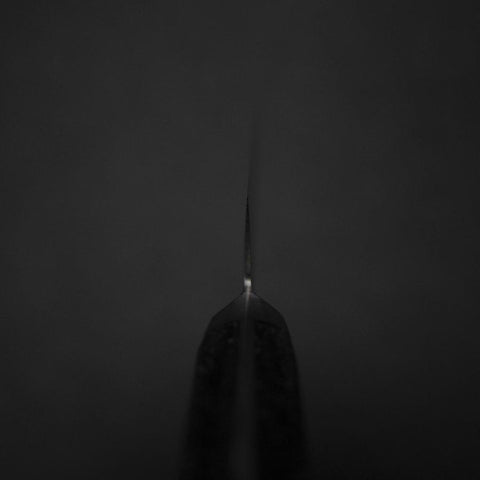 Petty VG-5 Tsuchime Manche en Marbre Noir 120mm-[Musashi]-[Couteaux de cuisine japonais]