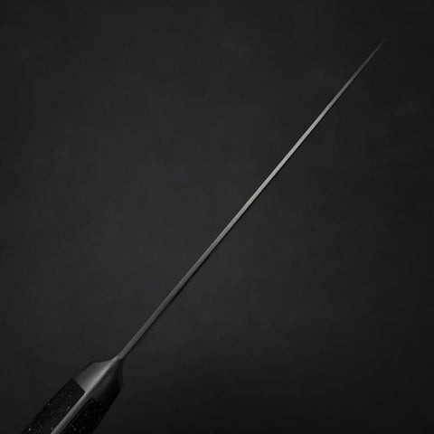 Petty VG-5 Tsuchime Manche en Marbre Noir 120mm-[Musashi]-[Couteaux de cuisine japonais]