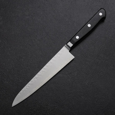 Petty VG-5 Tsuchime Manche en Marbre Noir 150mm-[Musashi]-[Couteaux de cuisine japonais]