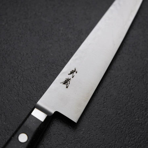 Petty VG-5 Tsuchime Manche en Marbre Noir 150mm-[Musashi]-[Couteaux de cuisine japonais]