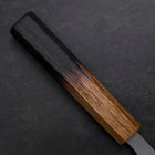 Petty White Steel #1 Poli Manche Yaki Urushi 150mm-[Musashi]-[Couteaux de cuisine japonais]