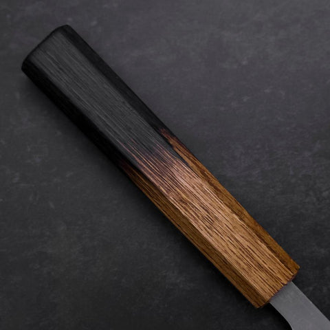Petty White Steel #1 Poli Manche Yaki Urushi 150mm-[Musashi]-[Couteaux de cuisine japonais]
