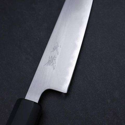 Petty White Steel #1 Poli Manche en Buffle et Magnolia 150mm-[Musashi]-[Couteaux de cuisine japonais]