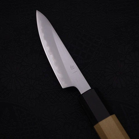 Petty White Steel #1 Poli Manche en Buffle et Magnolia 80mm-[Musashi]-[Couteaux de cuisine japonais]