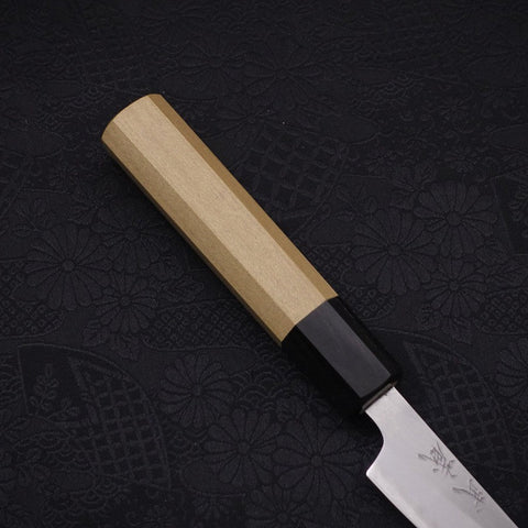 Petty White Steel #1 Poli Manche en Buffle et Magnolia 80mm-[Musashi]-[Couteaux de cuisine japonais]