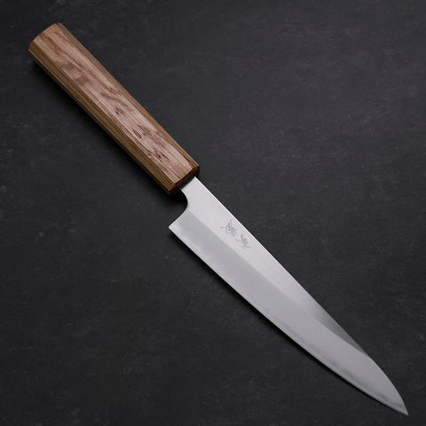 Petty White Steel #1 Poli Manche en Chêne 150mm-[Musashi]-[Couteaux de cuisine japonais]
