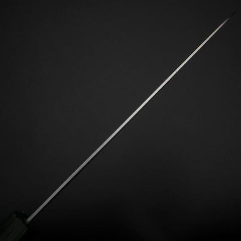 Petty White Steel #1 Revêtement inox Poli Manche Urushi Vert 150mm-[Musashi]-[Couteaux de cuisine japonais]