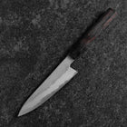 Petty White Steel #1 Tsuchime Manche en Buffle et Ébène 135mm-[Musashi]-[Couteaux de cuisine japonais]