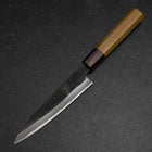 Petty White Steel #2 Kurouchi Manche Zelkova 150mm-[Musashi]-[Couteaux de cuisine japonais]