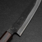 Petty White Steel #2 Kurouchi Manche Zelkova 150mm-[Musashi]-[Couteaux de cuisine japonais]