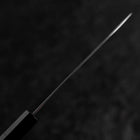 Petty White Steel #2 Kurouchi Manche en Buffle et Ébène 130mm-[Musashi]-[Couteaux de cuisine japonais]