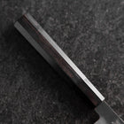 Petty White Steel #2 Kurouchi Manche en Buffle et Ébène 130mm-[Musashi]-[Couteaux de cuisine japonais]