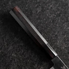 Petty White Steel #2 Kurouchi Manche en Buffle et Ébène 160mm-[Musashi]-[Couteaux de cuisine japonais]