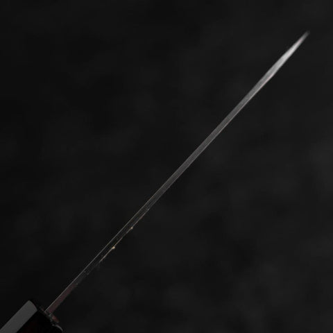 Petty White Steel #2 Revêtement inox Kasumi Manche en Buffle et Ébène 110mm-[Musashi]-[Couteaux de cuisine japonais]