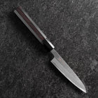 Petty White Steel #2 Revêtement inox Kasumi Manche en Buffle et Ébène 110mm-[Musashi]-[Couteaux de cuisine japonais]