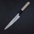 Petty White Steel #1 Poli Manche en Buffle et Magnolia 150mm-[Musashi]-[Couteaux de cuisine japonais]