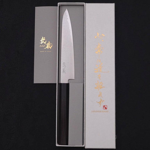Petty ZA-18 Damas Manche en Buffle et Ébène 150mm-[Musashi]-[Couteaux de cuisine japonais]