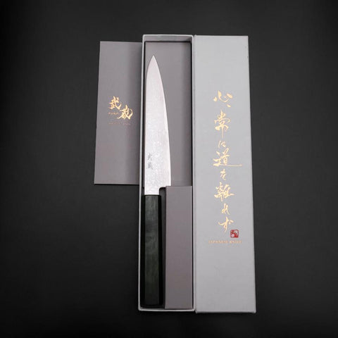 Petty ZA-18 Damas Manche en Urushi Vert 150mm-[Musashi]-[Couteaux de cuisine japonais]