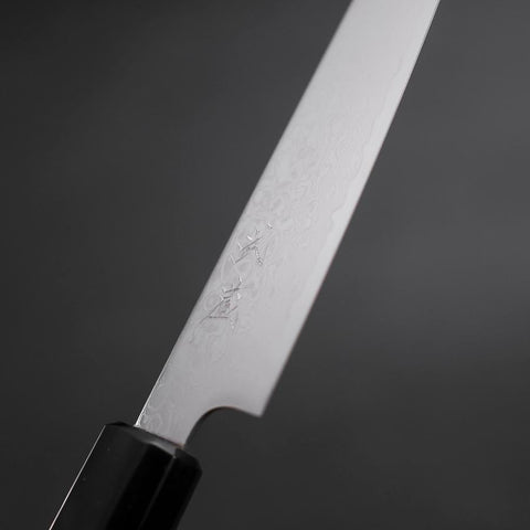 Petty ZA-18 Damascus Buffalo Magnolia Handle 150mm (5.9”)-[Musashi]-[Couteaux de cuisine japonais]