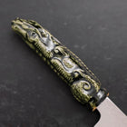 Petty ZA-18 Damascus Ceramics Dragon Handle 150mm (5.9”)-[Musashi]-[Couteaux de cuisine japonais]