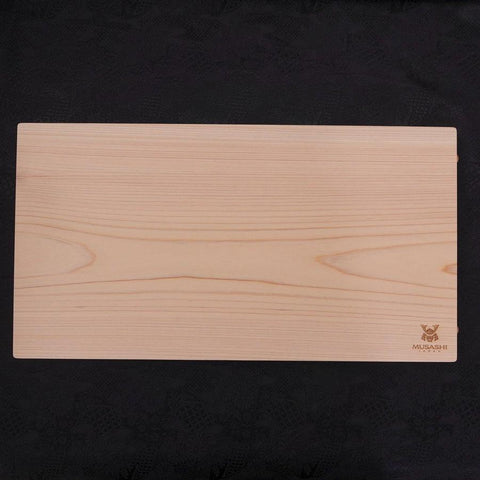 Planche à découper professionnelle Musashi en Hinoki 457mm×240mm×30mm-[Musashi]-[Couteaux de cuisine japonais]