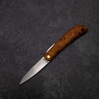 Pocket Knife VG-10 Karin 60mm with Leather Sheath (2.4”)-[Musashi]-[Couteaux de cuisine japonais]