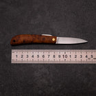 Pocket Knife VG-10 Karin 60mm with Leather Sheath (2.4”)-[Musashi]-[Couteaux de cuisine japonais]