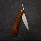 Pocket Knife VG-10 Karin 60mm with Leather Sheath (2.4”)-[Musashi]-[Couteaux de cuisine japonais]