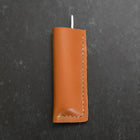 Pocket Knife VG-10 Wenge Outdoor Knives 60mm with Leather Sheath (2.4”)-[Musashi]-[Couteaux de cuisine japonais]