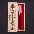 Rasoir/Kamisori Blue Steel #2 Suminagashi Manche en Corde 50mm-[Musashi]-[Couteaux de cuisine japonais]