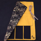 Rouleau pour Couteaux de Cuisine Style Japonais Musashi Aigle 4 Pochettes Fait Main-[Musashi]-[Couteaux de cuisine japonais]
