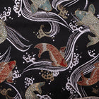 Rouleau pour Couteaux de Cuisine Style Japonais Musashi Noir Koi 1 Pochette Fait Main-[Musashi]-[Couteaux de cuisine japonais]