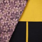 Rouleau pour Couteaux de Cuisine Style Japonais Musashi Sakura Violet 4 Pochettes Fait Main-[Musashi]-[Couteaux de cuisine japonais]