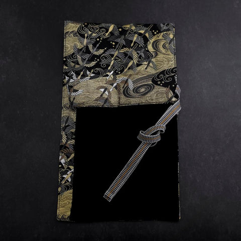 Rouleau pour Couteaux de Cuisine Style Japonais Musashi Uzumaki Tsuru-Mai 1 Pochette Fait Main-[Musashi]-[Couteaux de cuisine japonais]